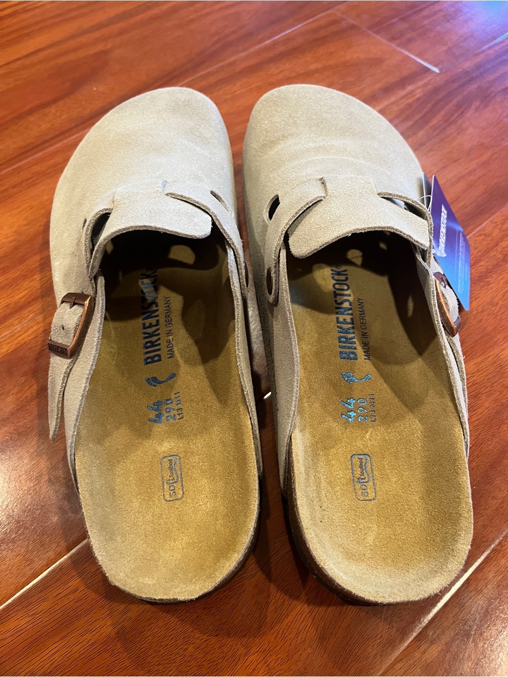 Birkenstock Boston Soft Footbed Suede Clogs - Men’s Size EU 44 - Picture 4 of 6